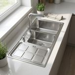 سینک ظرفشویی اخوان مدل 318SNew توکار