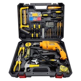 دریل چکشی اینتیمکس مدل 0902 با مجموعه 110 عددی