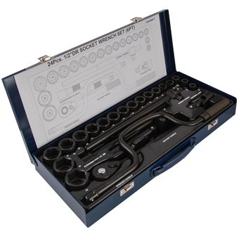 مجموعه 24 عددی آچار بکس مستر تولز مدل AS424MVT