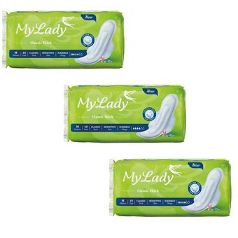 نوار بهداشتی مای لیدی مدل Classic مجموعه 3 عددی