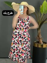 پیراهن نخی چیندار 1104
