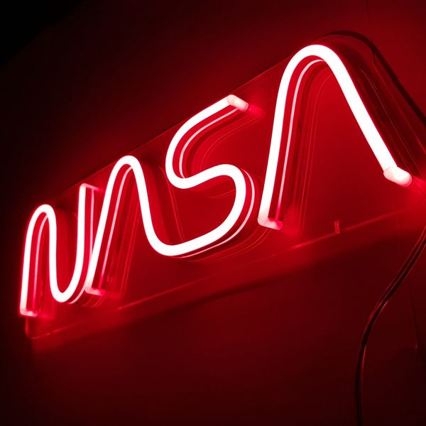 تابلو نئون طرح nasa