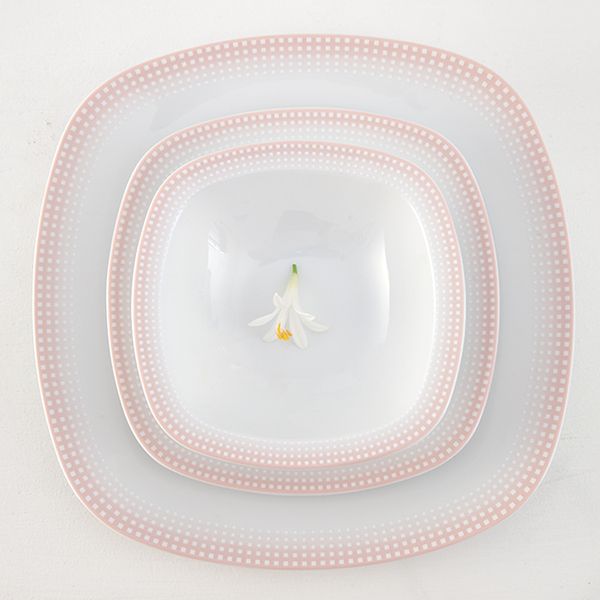 سرویس غذاخوری 27 پارچه 6 نفره چینی زرین ایران مدل Mon Belan