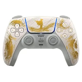 دسته بازی پلی استیشن 5 سونی مدل DualSense Ghost of Yotei Gold Limited Edition