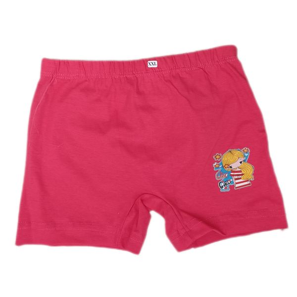 شورت دخترانه مدل کارتونی مجموعه 6 عددی