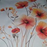 شومیز آستین بلند زنانه مدل لینن چاپی فلورا