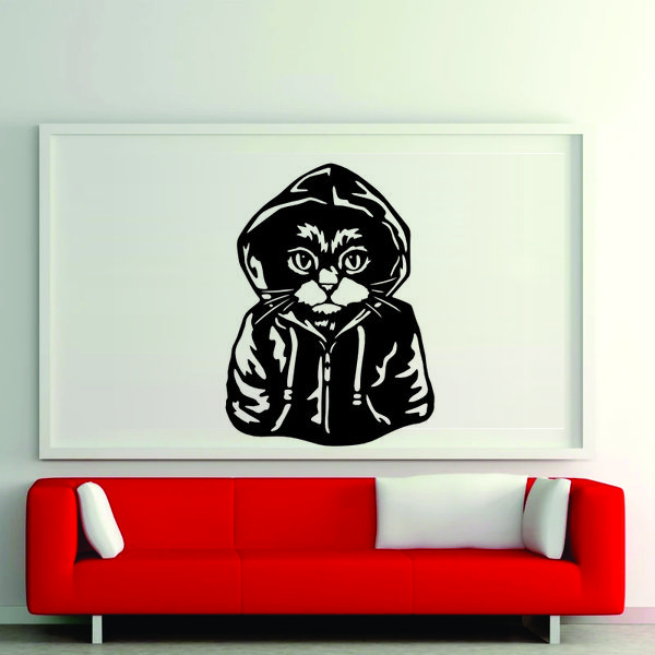 استیکر مدل گربه کتپوش A24