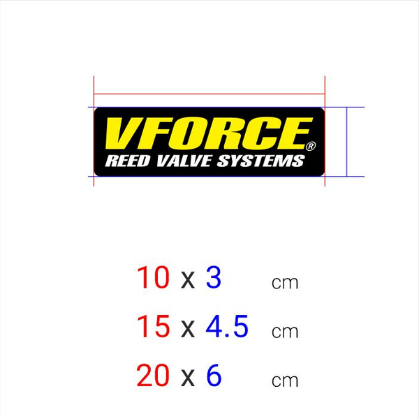 برچسب چاپی برش خورده مدل VFORCE کد 0134