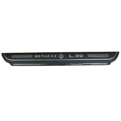 برچسب پارکابی خودرو مدل طرح چرم کد RN102 مناسب برای رنو L90 بسته 4 عددی