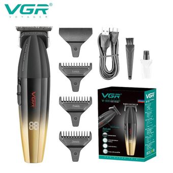 ماشین اصلاح موی سر و صورت شارژی وی جی ار مدل V-906 Gold