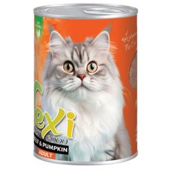 کنسرو غذای گربه وکسی مدل گوشت و کدو وزن 400 گرم