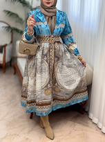 پیراهن ساتن سیلک پریرخ 3145