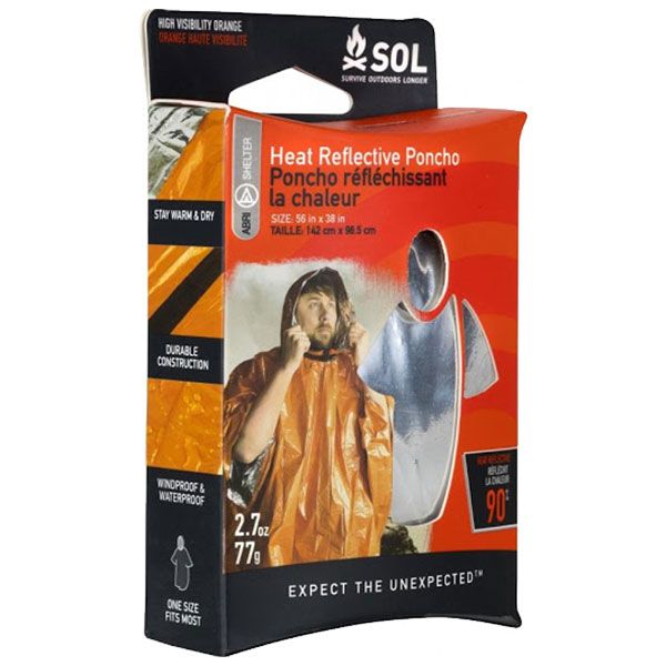 پانچو یکبار مصرف سول مدل HEAT REFLECTIVE