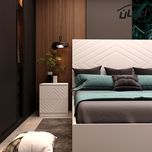 سرویس خواب دونفره اعیان مدل FH450 سایز 160x200 سانتی متر سه تکه