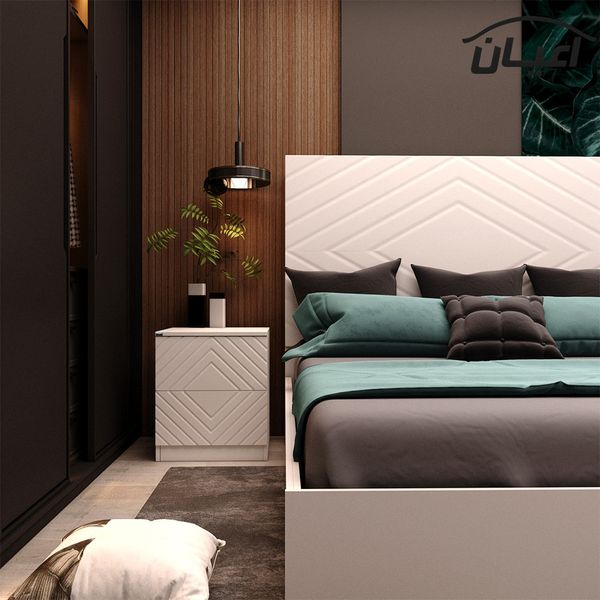 سرویس خواب دونفره اعیان مدل FH450 سایز 160x200 سانتی متر سه تکه