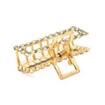 کلیپس مو زنانه مدل فلزی نگین دار*641