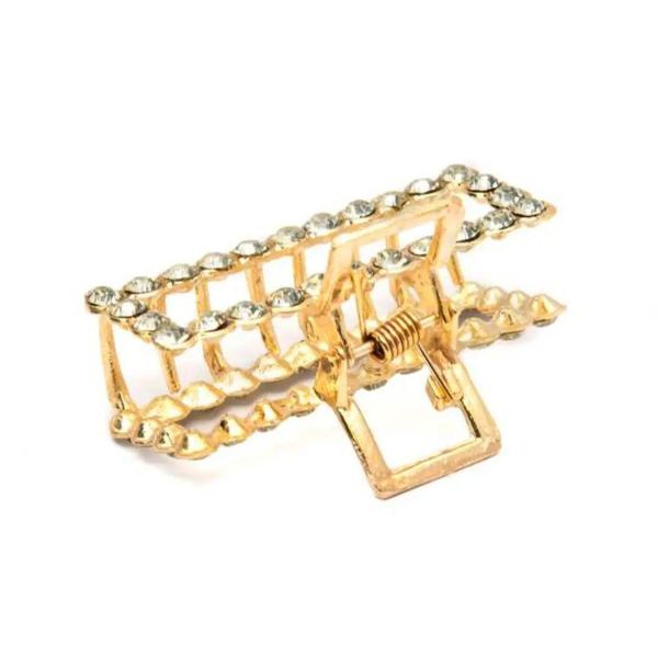 کلیپس مو زنانه مدل فلزی نگین دار*641