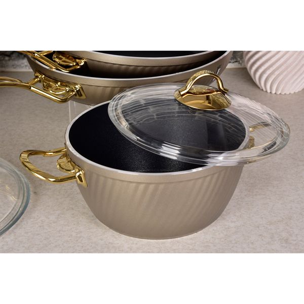 سرویس پخت و پز 10 پارچه ام جی اس مدل فورج ساده