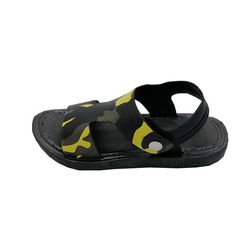 صندل پسرانه مدل ارتشی رنگ زرد