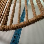 لوستر بافتنی مدل دفرمه مکرومه کد 60