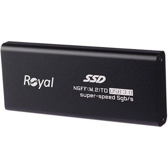 قاب هارد اکسترنال Royal MSATA TO USB3.0 M.2 SSD
