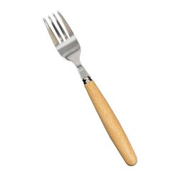 چنگال میوه خوری مدل دسته چوبی مجموعه 6 عددی