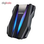 هارد اکسترنال ای دیتا مدل HD770G  ظرفیت یک ترابایت دارای رابط USB Type-A 3.2(گارانتی 36 ماهه آونگ 12 ماه بازیابی رایگان اطلاعات)