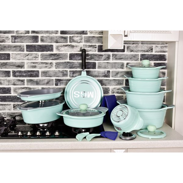 سرویس پخت وپز 23 پارچه ام جی اس مدل کره ای D