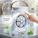 پنکه شارژی تکنودی مدل مه پاش  new 2027 ظرفیت 3600 میلی آمپر ساعت