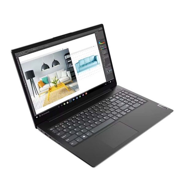 لپتاپ لنوو مدل V15 G2 IJL با پردازنده Celeron N4500، رم DDR4 8GB با فرکانس 2933MHz، حافظه SSD با ظرفیت 256GB، نمایشگر 15.6 اینچ