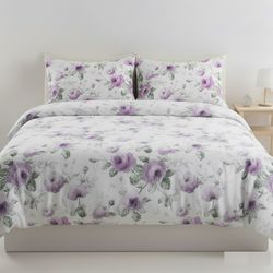 سرویس ملحفه 2 نفره 3 تکه انگلیش هوم مدل Rose Ivory
