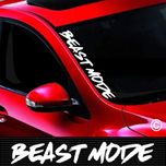 برچسب بدنه خودرو ونگارد طرح Beast کد B01