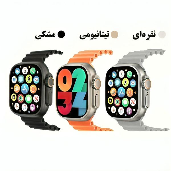 ساعت هوشمند ورنا مدل Ultra pack 01 به همراه هندزفری بیسیم دارای قابلیت های قابلیت مکالمه از طریق بلوتوث، کنترل موسیقی (Music Pla