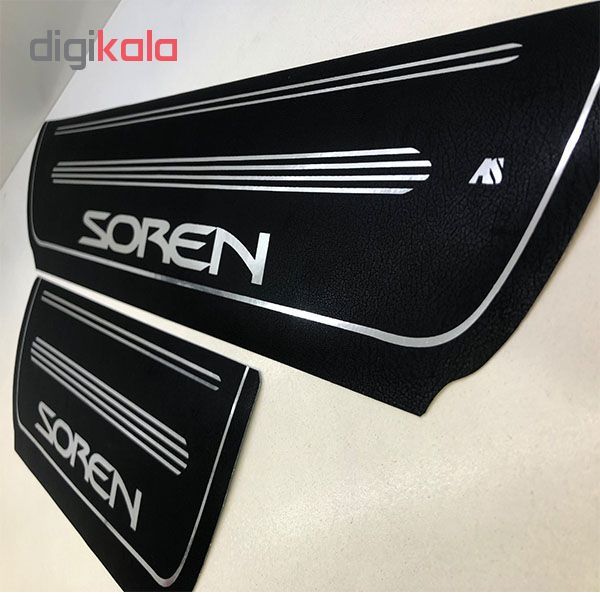 برچسب پارکابی خودرو کد SK056 مناسب برای سمند سورن مجموعه 4 عددی*693