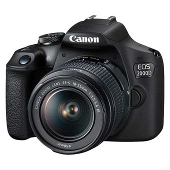 دوربین دیجیتال کانن مدل EOS 2000D به همراه لنز 18-55 میلی متر DC III/ کم کارکرد