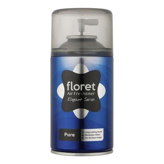 اسپری خوشبو کننده هوا فلورت مدل pure حجم 250 میلی لیتر