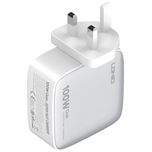 شارژر دیواری 100 وات 4 پورت الدینیو به همراه کابل USB-C