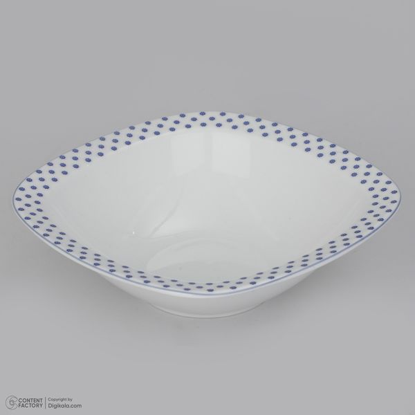 سرویس غذاخوری 27 پارچه چینی زرین ایران مدل کواترو ورنیکا درجه یک