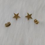 گوشواره زنانه مدل میخی طرح لارج ستاره کد sta111large