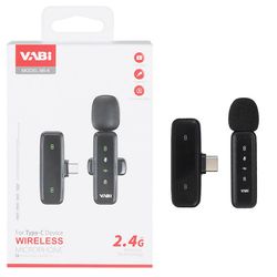 میکروفون یقه ای بی سیم وابی Vabi MI-4 تایپ سی