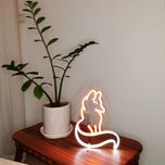 چراغ نئونی دیواری مدل روباه