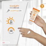 کرم ضدآفتاب بیرنگ سانسیف SPF50 مدل ACNE-FLUID مناسب پوست مختلط، حجم 50 میلیلیتر
