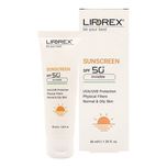 کرم ضد آفتاب بدون رنگ لیپورکس SPF 50 مدل I-O Physical مناسب پوستهای چرب حجم 40 میلیلیتر