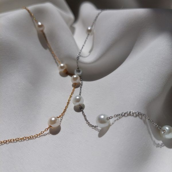 گردنبند زنانه مدل مرواریدی