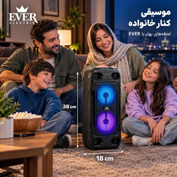 اسپیکر بلوتوثی قابل حمل اور الکتریک مدل 844E