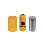 ست کامل سه عددی اسپرسوساز سفری اصلی گارانتی دار رنگ قرمز اقساطی پک کادویی پرمیوم