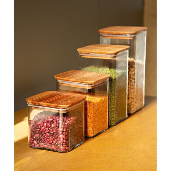 بانکه میس گلس مدل هرا چهارگوش بسته سه عددی