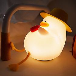 چراغ خواب مدل جوجه تپل سیلیکونی