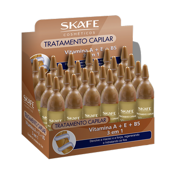 امپول درمان مویرگی فیبر مو ویتامین A+E+B5(مخصوص بازیابی فیبر مو)