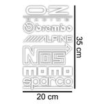 برچسب بدنه خودرو طرح لوگو روی درب مدل k2001*240